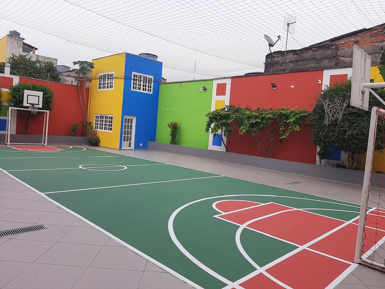 Quadra poliesportiva da Educativa Osasco